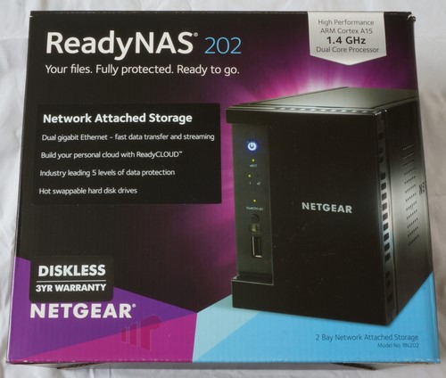 NETGEAR ReadyNAS 202 2-bay Network Attached Storage Device 