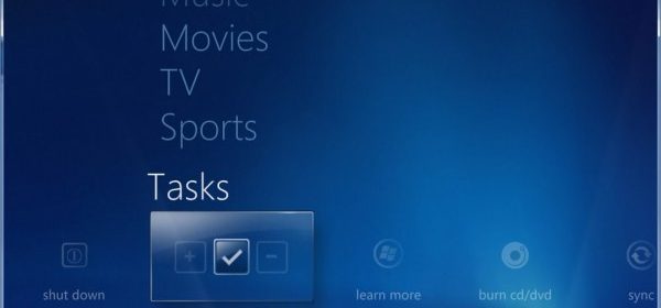 Windows Media Center Settings