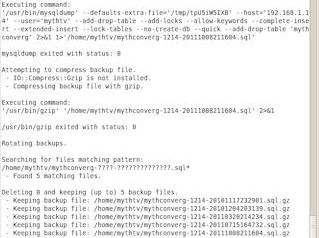 Mythconverg_backup in progress