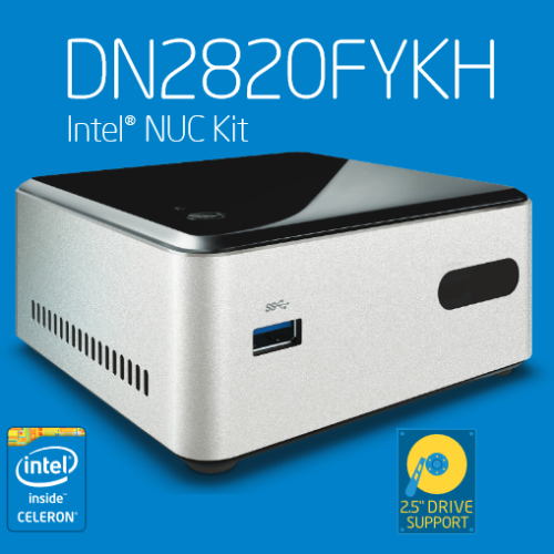 Intel Next Unit of Computing (NUC) DN2820FYKH - Celeron/Bay Trail