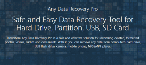 Tenorshare Any Data Recovery Pro