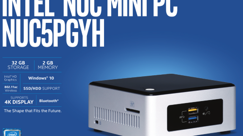 Intel NUC Kit NUC5PGYH Braswell Mini PC