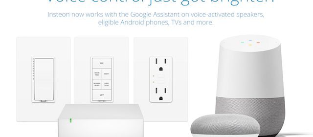 Insteon Now works with the Google Assistant