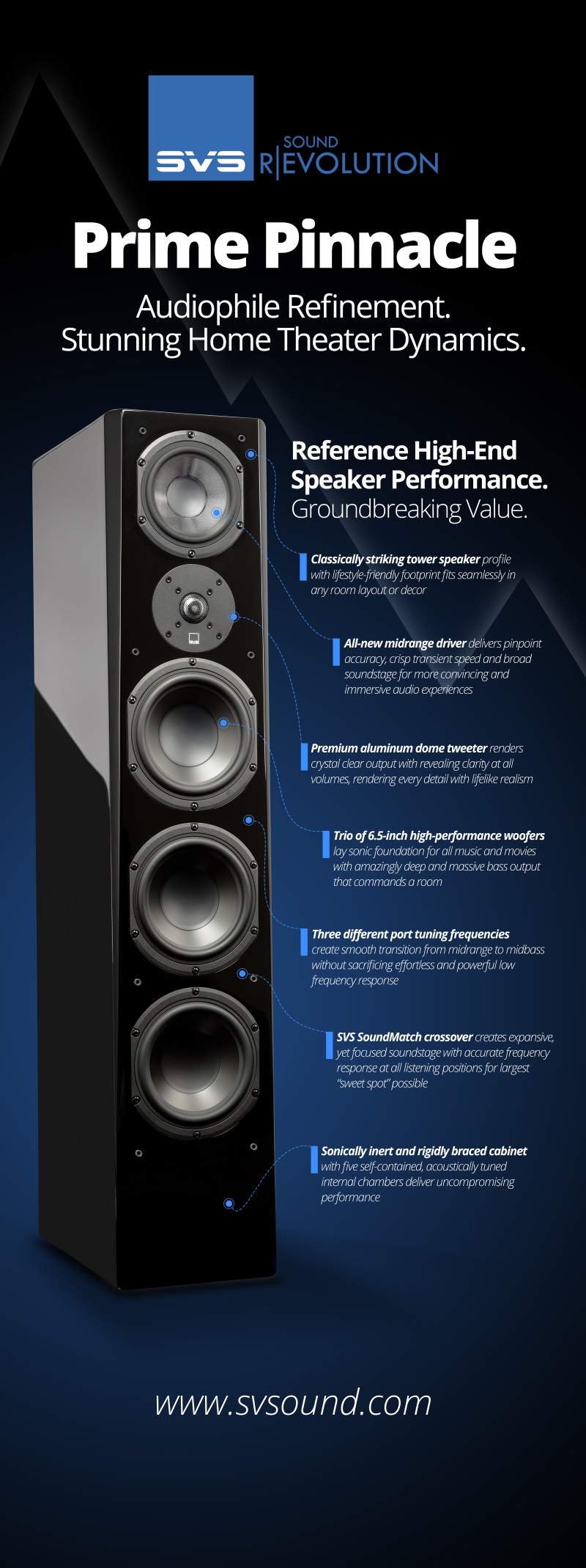 SVS Launches Prime Pinnacle Tower Speaker - Missing Remote