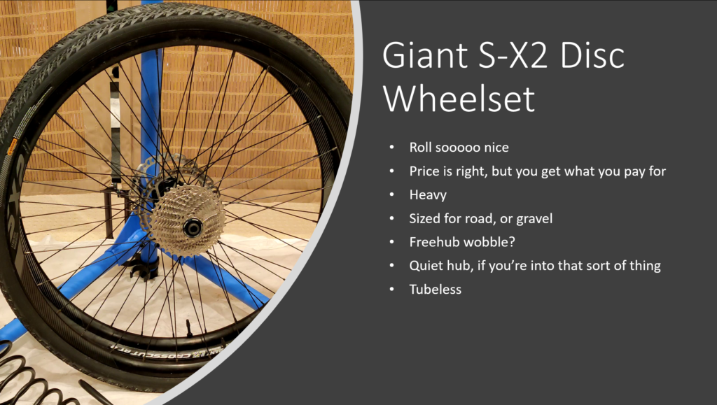 giant gx disc wheelset