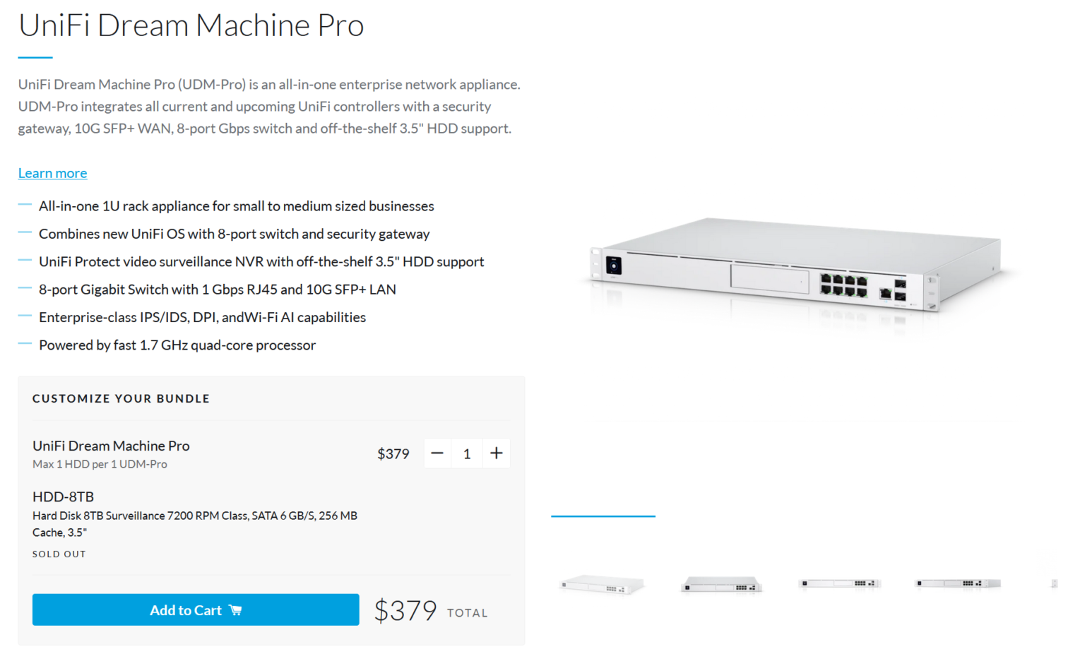 Unifi Dream Machine Pro Finally Available Missing Remote