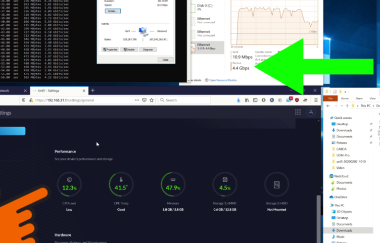 Testing Ubiquiti UDM Pro LAN to WAN Throughput Missing Remote