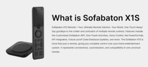 Sofabaton X1S Universal Remote with Hub/App Control