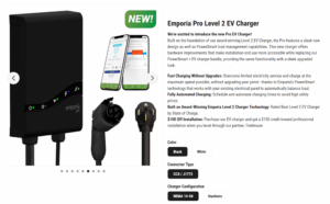 Emporia Pro Level 2 EV Charger Launched